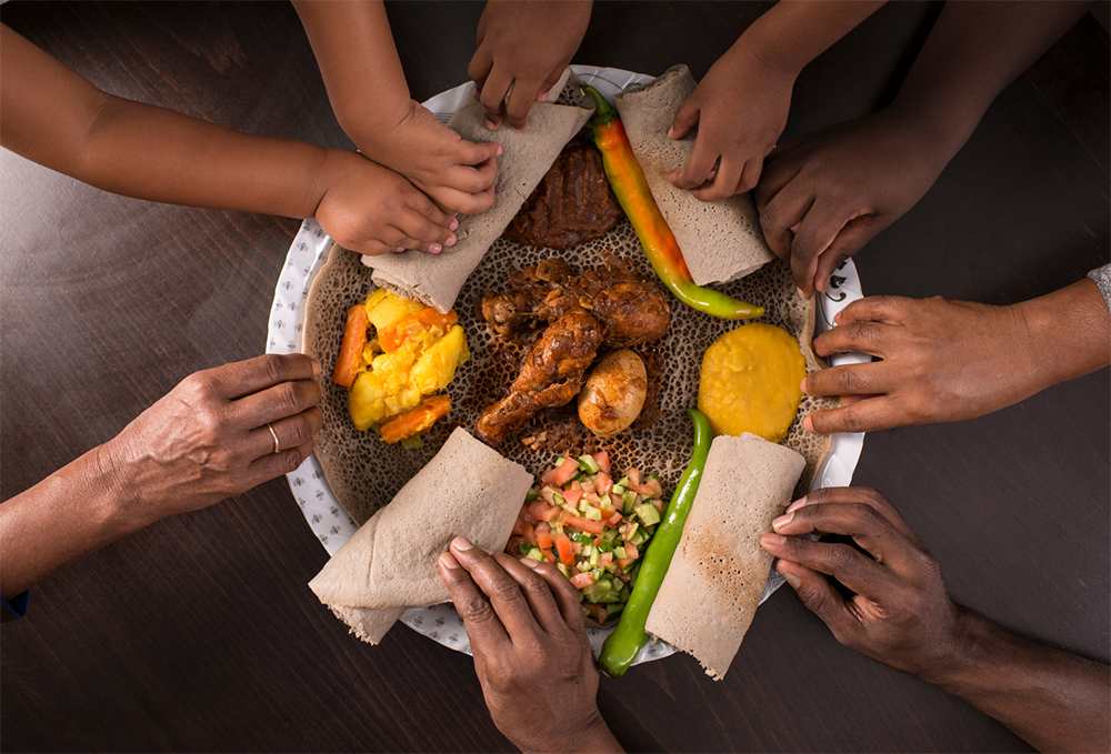 injera di farina di teff